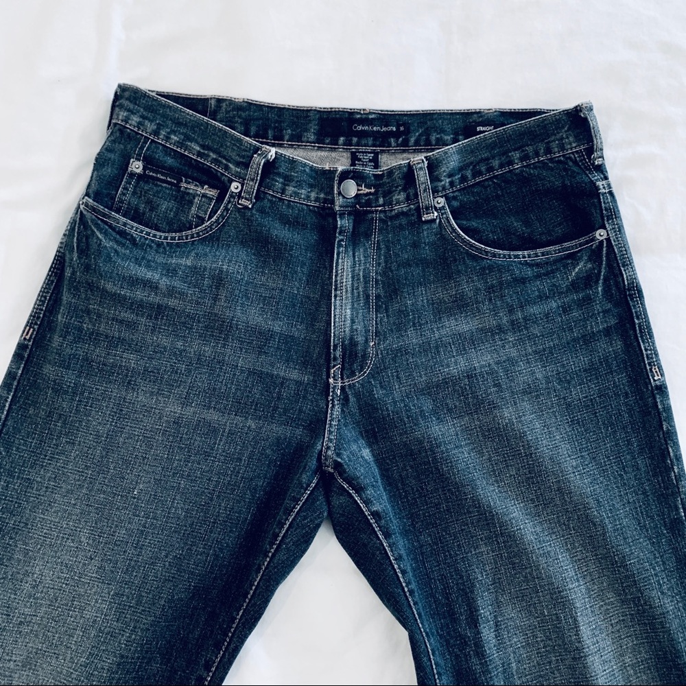 Men’s Calvin Klein straight denim jeans awesome